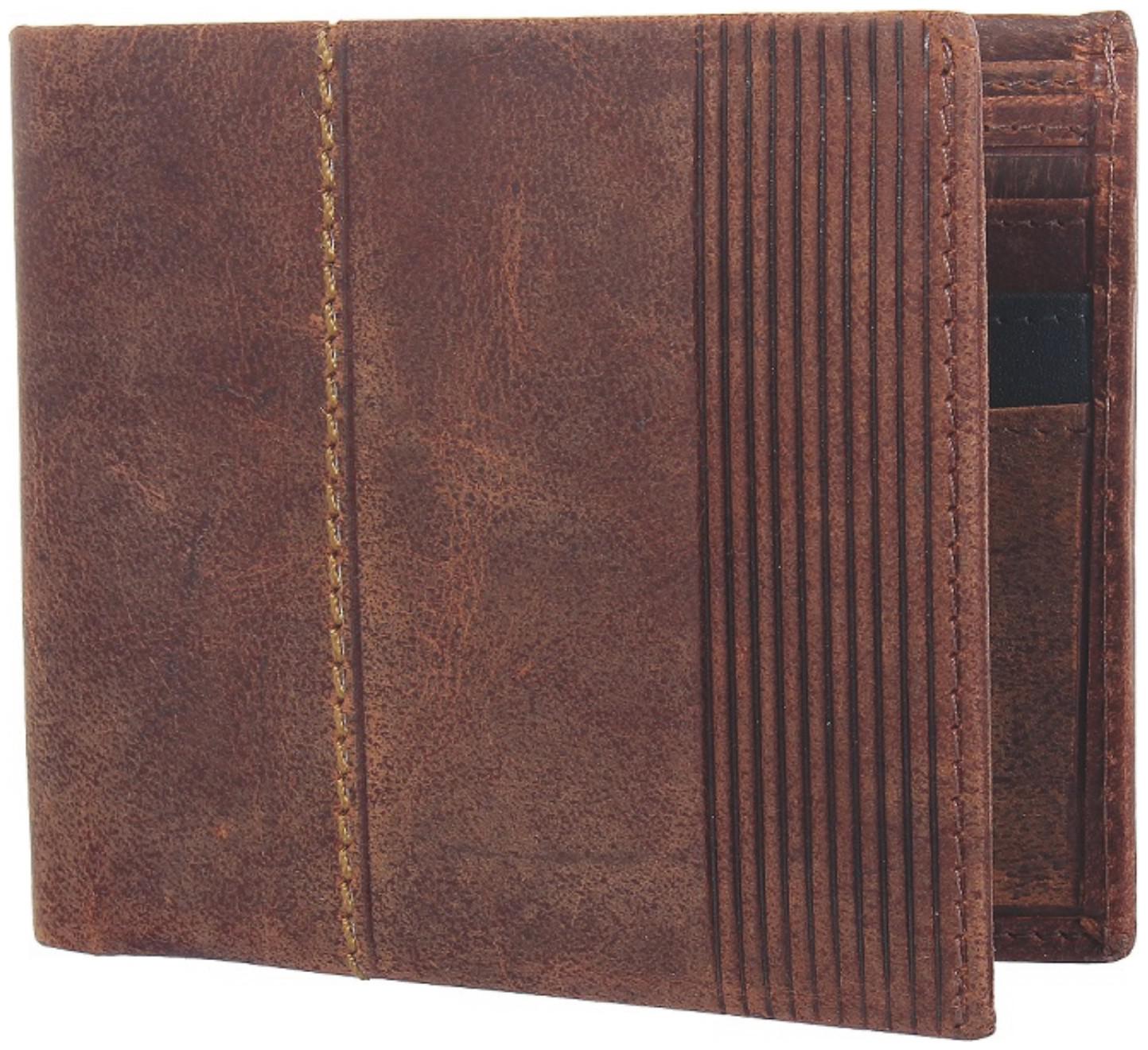 

CRAFTWOOD Men Brown Leather Bi-Fold Wallet ( Pack of 1 )