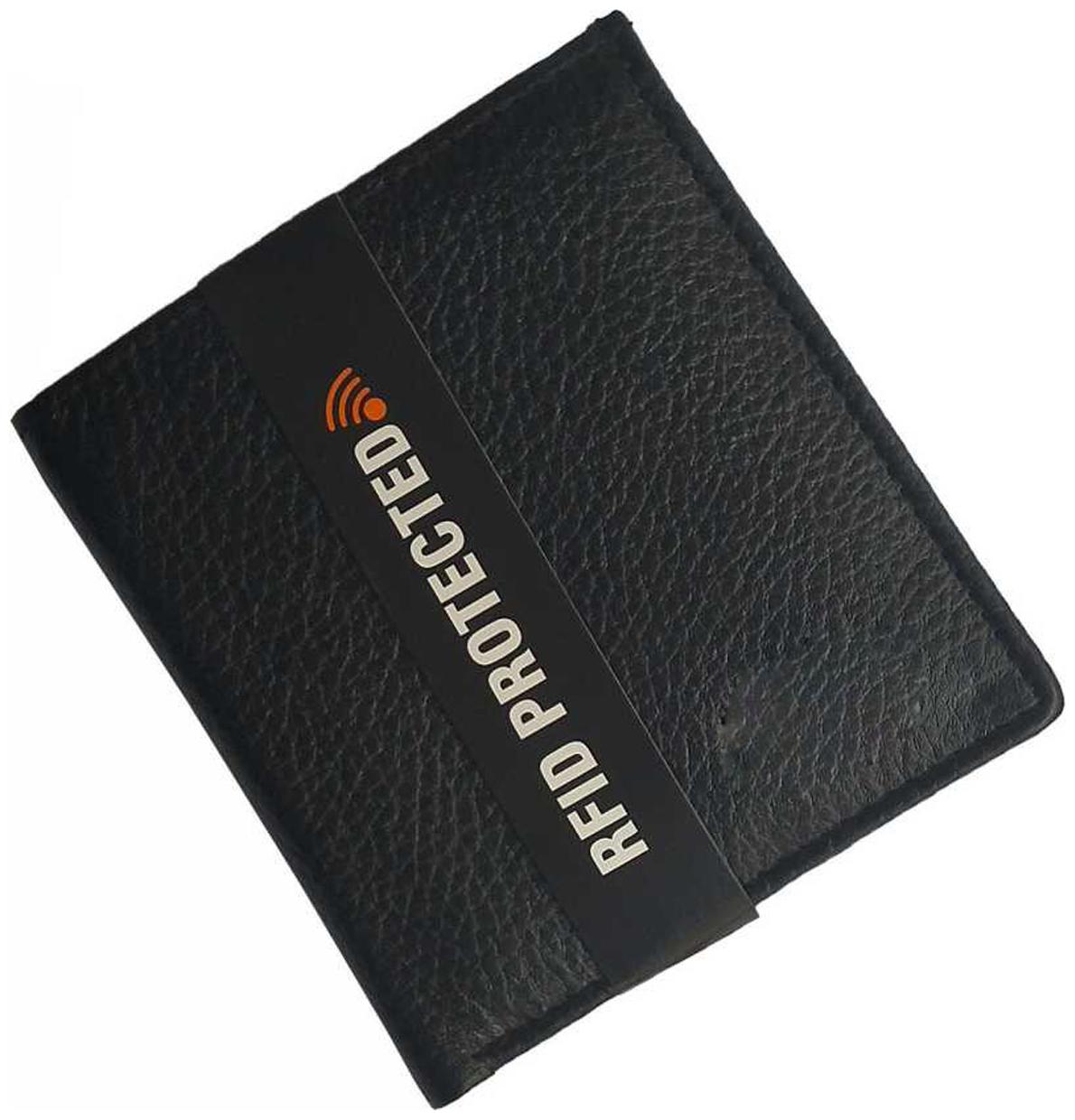 

CRAFTWOOD Men Black Leather Bi-Fold Wallet ( Pack of 1 )