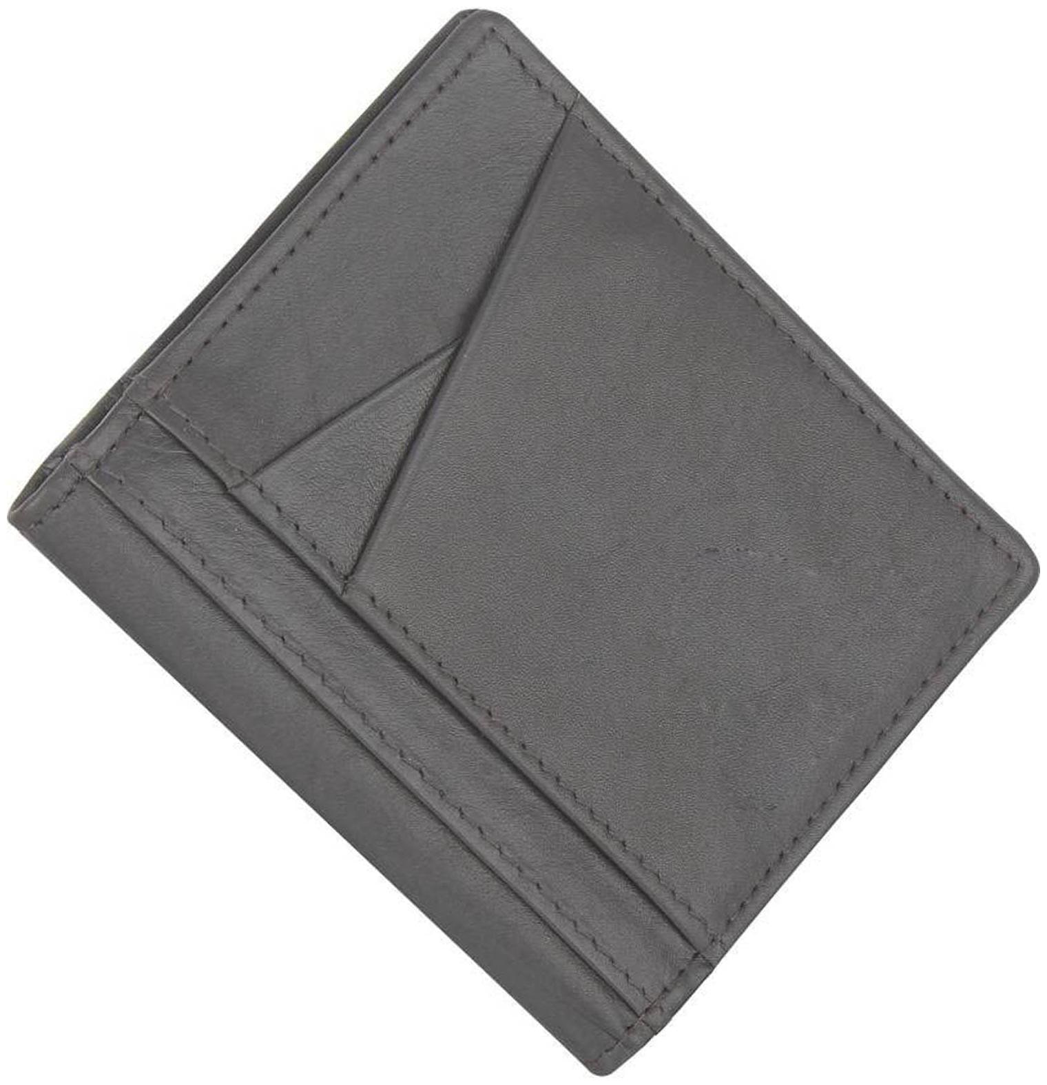 

CRAFTWOOD Men Leather Card holder - Grey Pack of 1