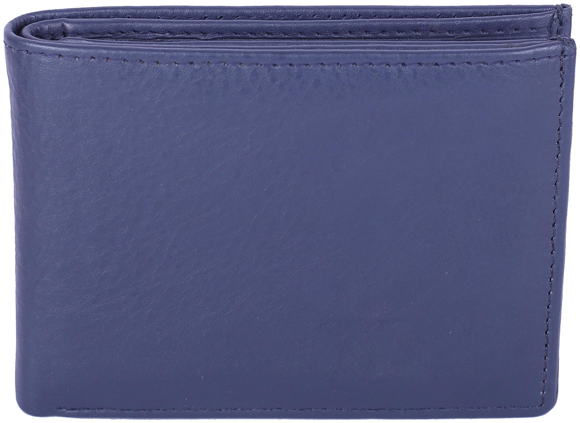 

CRAFTWOOD Men Blue Leather Bi-Fold Wallet ( Pack of 1 )