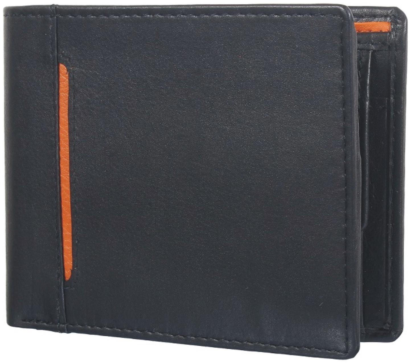 

CRAFTWOOD Men Black Leather Bi-Fold Wallet ( Pack of 1 )