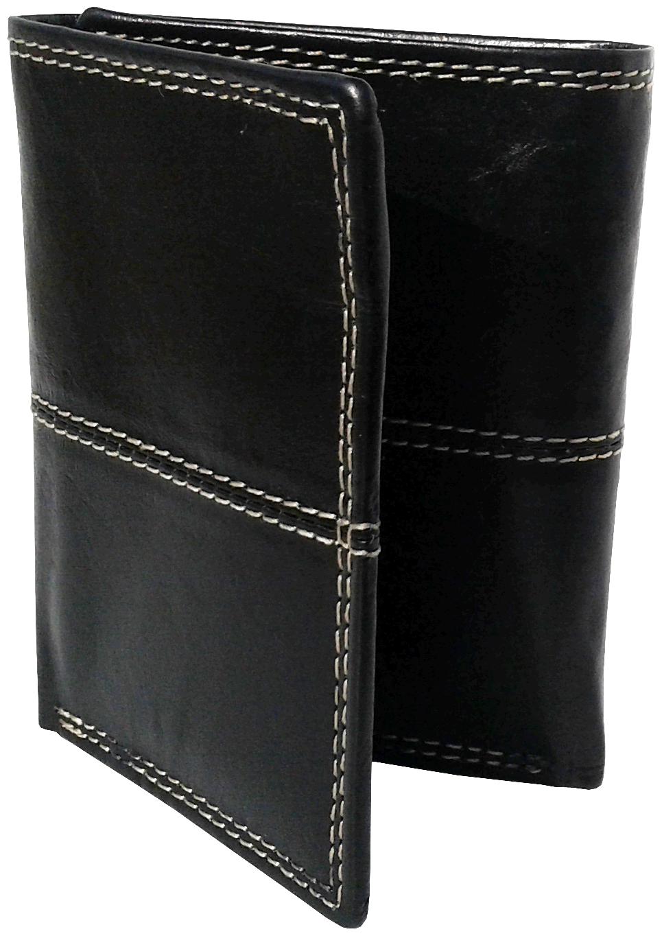 

CRAFTWOOD Men Black Leather Bi-Fold Wallet ( Pack of 1 )