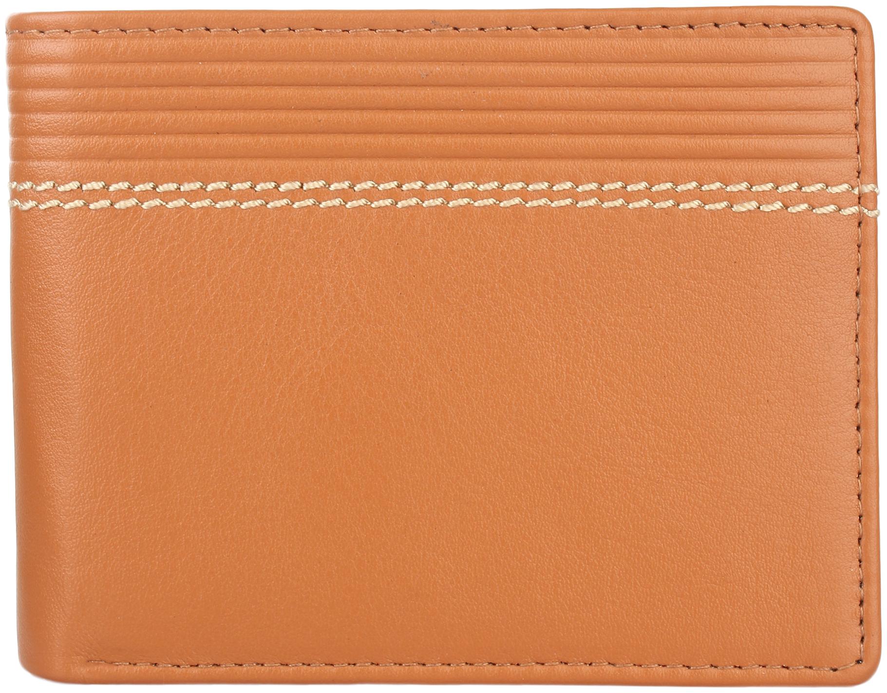 

CRAFTWOOD Men Tan Leather Bi-Fold Wallet ( Pack of 1 )