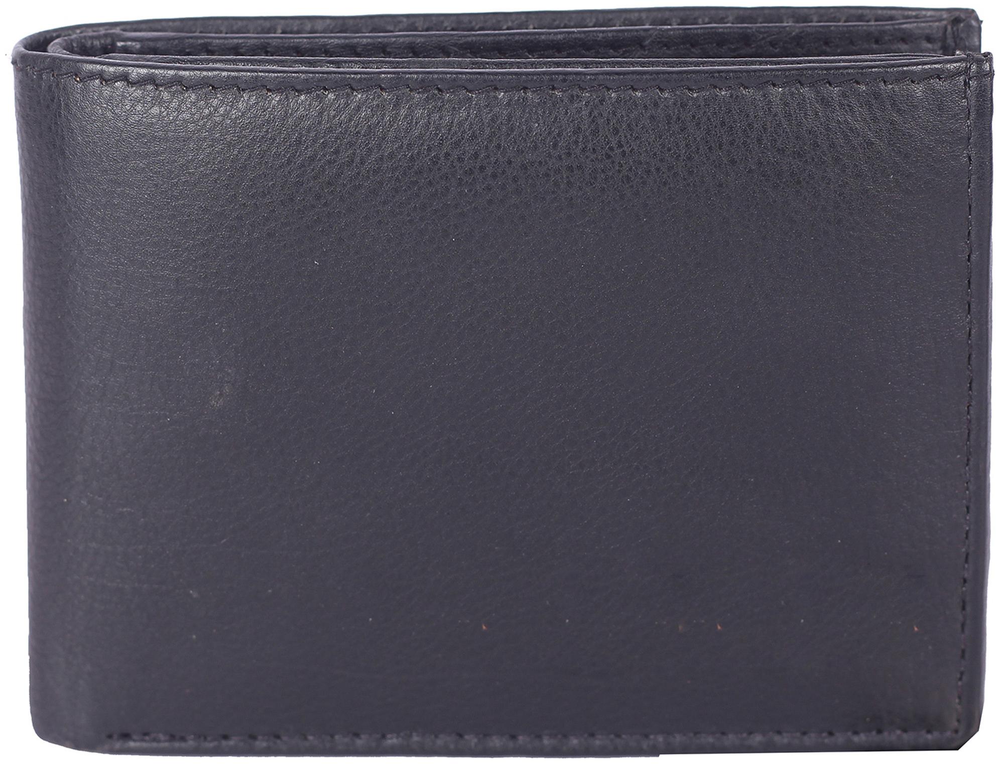 

CRAFTWOOD Men Black Leather Bi-Fold Wallet ( Pack of 1 )