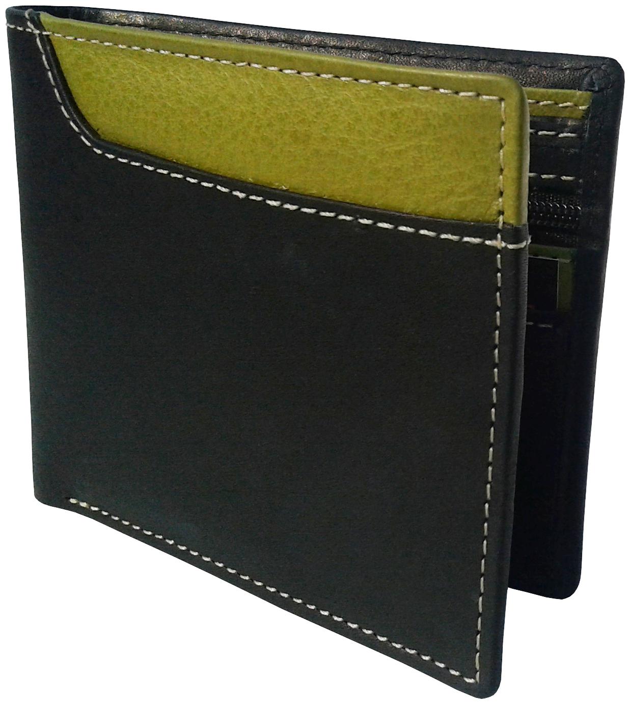 

CRAFTWOOD Men Black Leather Bi-Fold Wallet ( Pack of 1 )