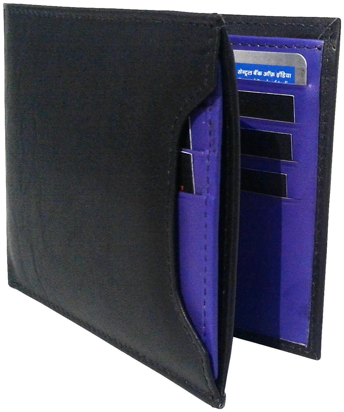 

CRAFTWOOD Men Black Leather Bi-Fold Wallet ( Pack of 1 )
