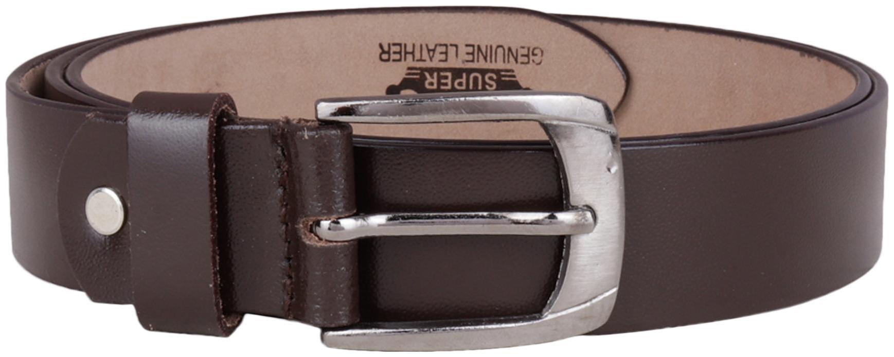 

Craftwood Men Brown Genuine Leather Belt