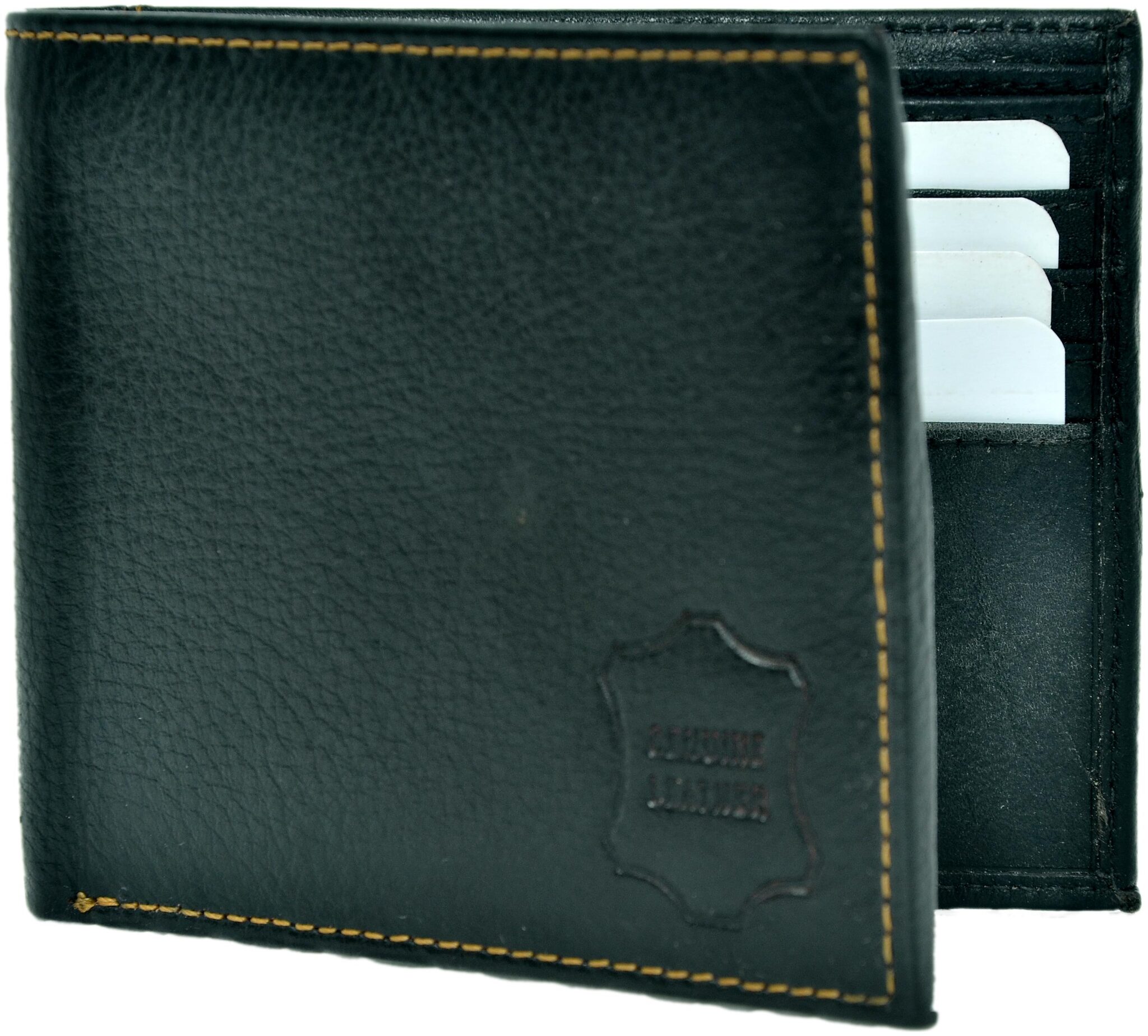 

CRISTEN Men Black Leather Bi-Fold Wallet ( Pack of 1 )