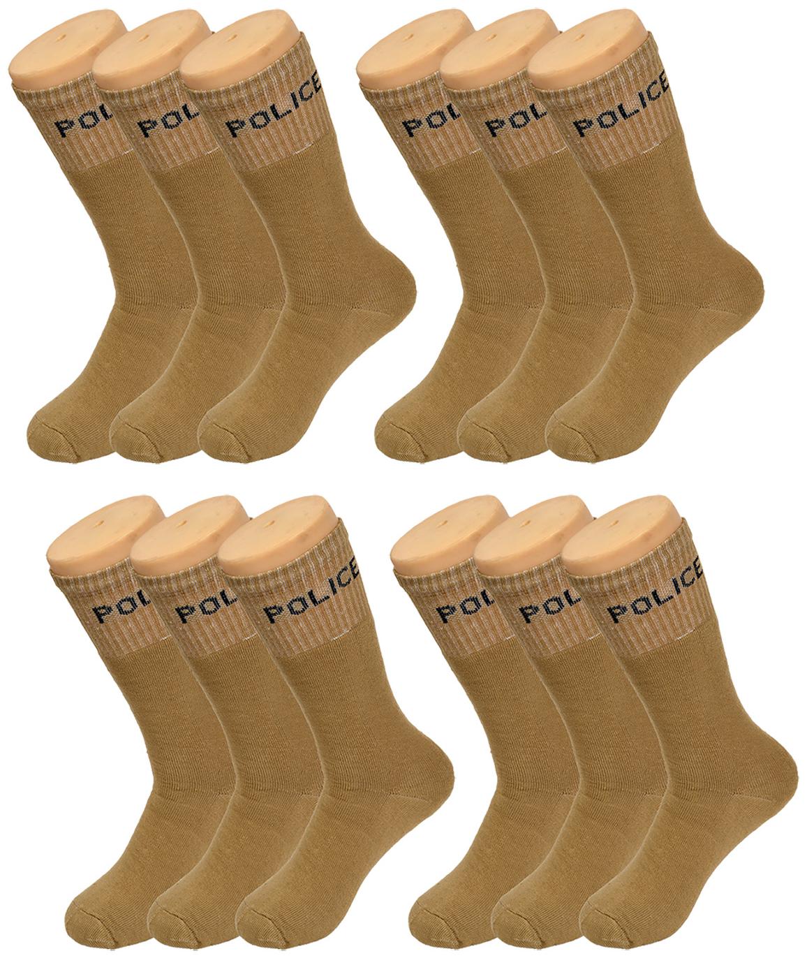 

Crux Hunter Cotton Khaki Colour Crew Length Socks Pack Of 12 Pair