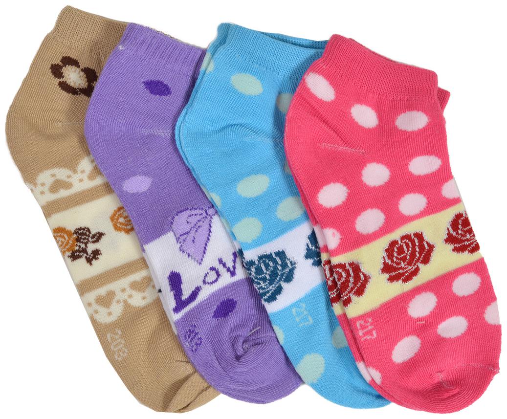 

Crux hunter 4 pair cotton low ankle women socks
