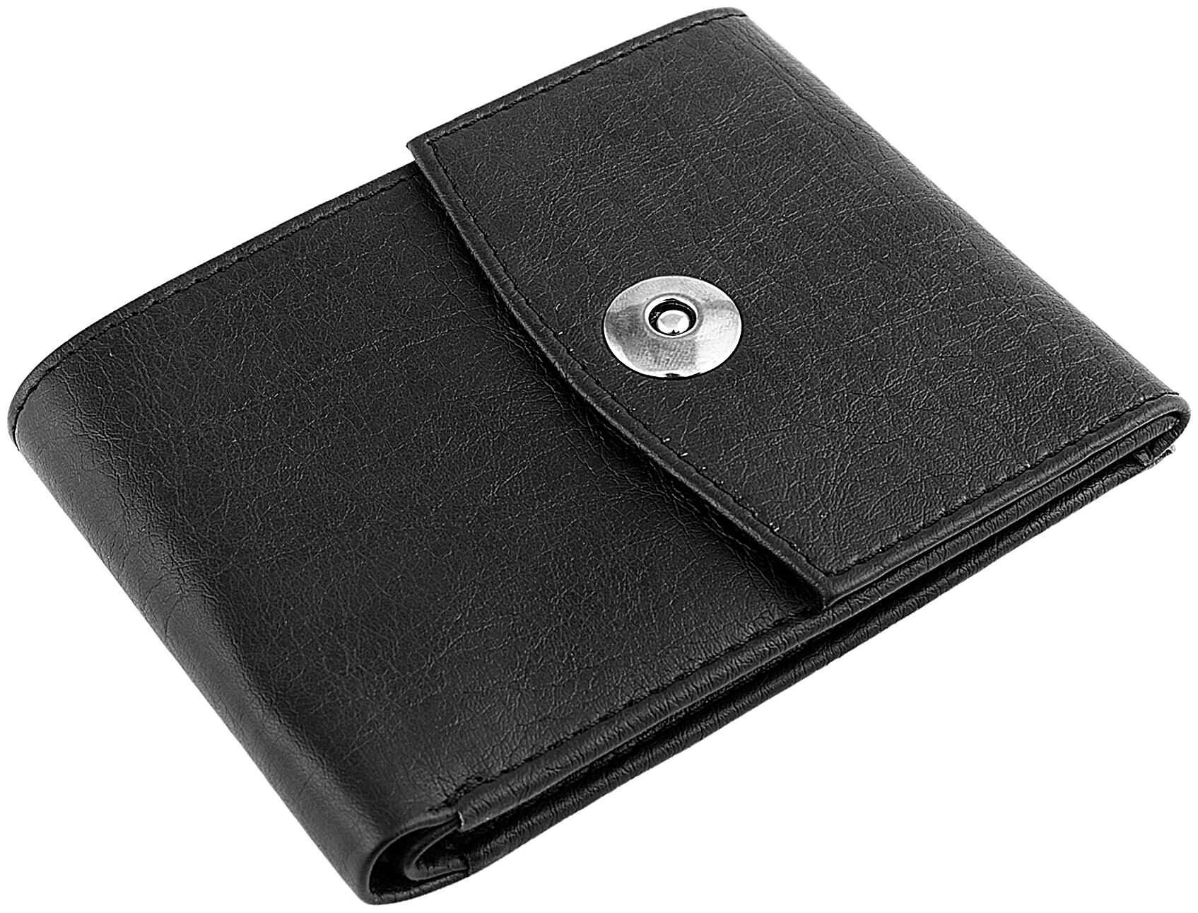 

DA BARIO MEN S PREMIUM MAGNET BI-FOLD WALLET - BLACK