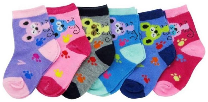 

DAM KIDS SOCKS MULTI-COLOR PAIR OF 6 SIZE 5-7 YEAR