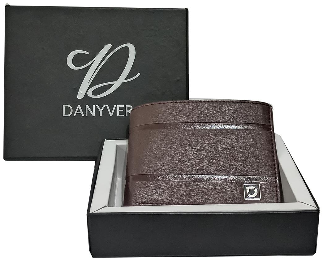 

DANYVER Men Brown Leather Money Clip Wallet ( Pack of 1 )