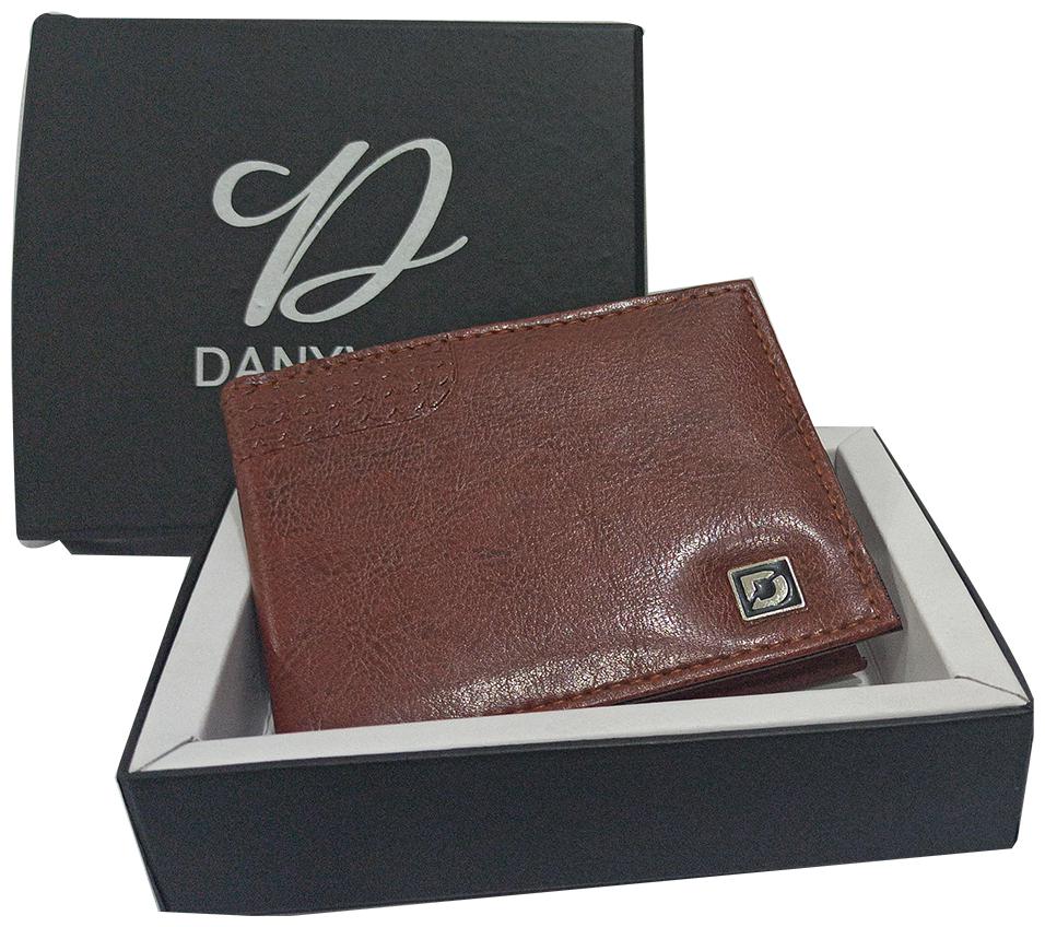 

DANYVER Men Tan Leather Money Clip Wallet ( Pack of 1 )