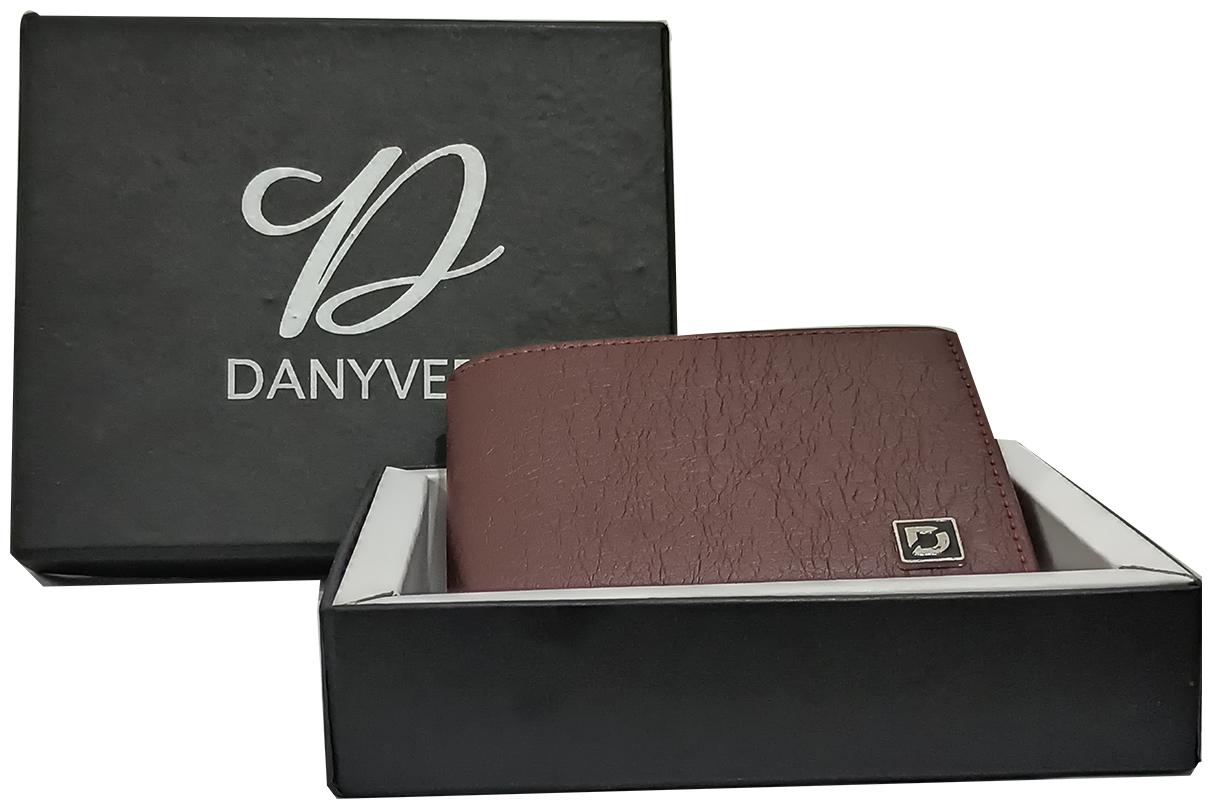 

DANYVER Men Brown Leather Money Clip Wallet ( Pack of 1 )
