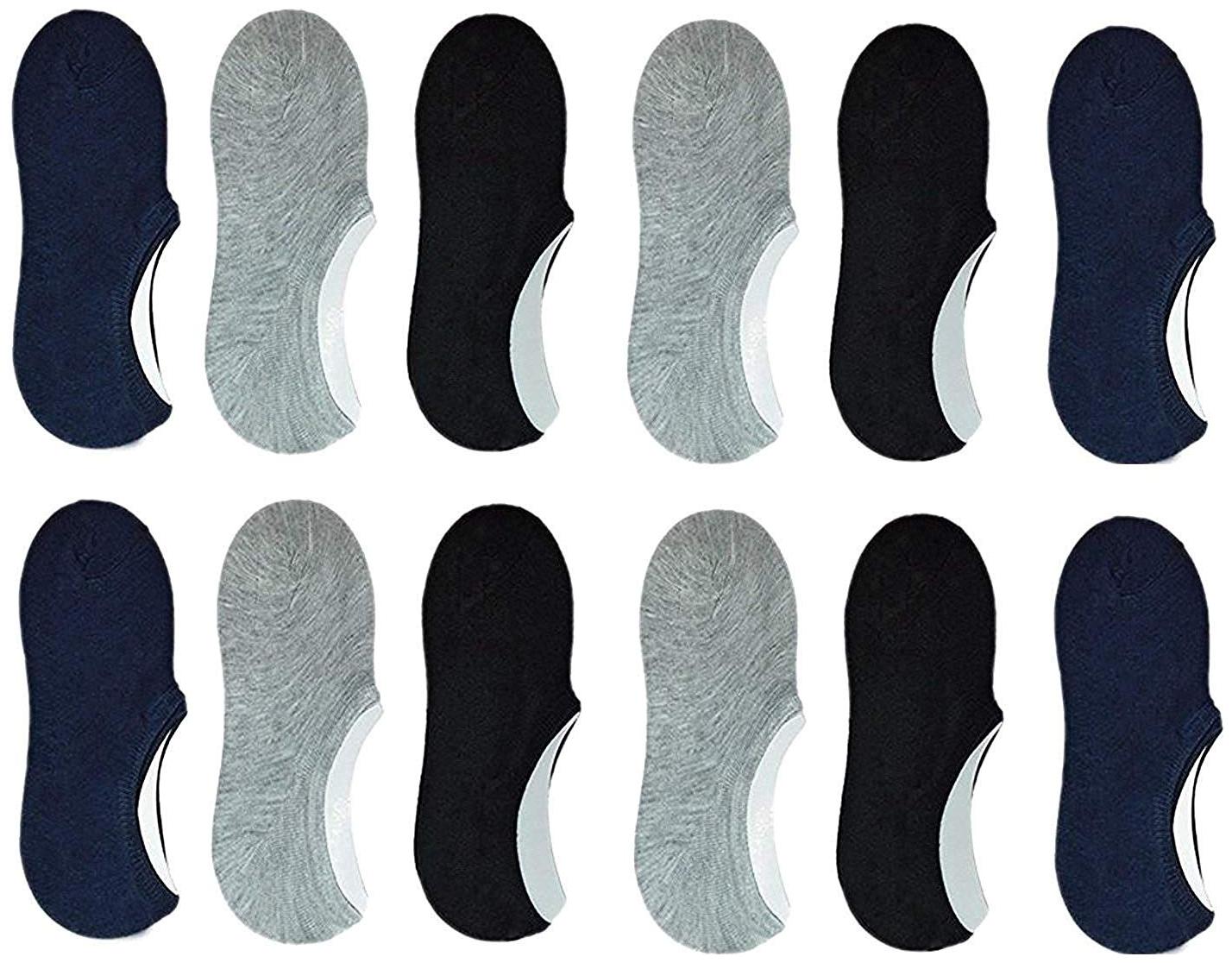 

Day By Day Unisex Loafer Socks Ankle Socks For Men and Women (12 Pairs)