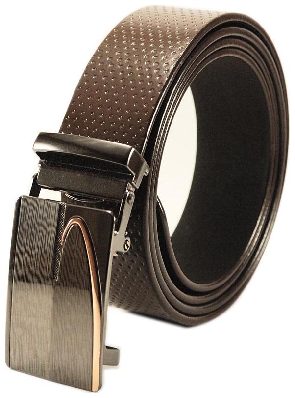 

DERRYDAX Brand Genuine Leather Autolock Brown Belt - Auto-34