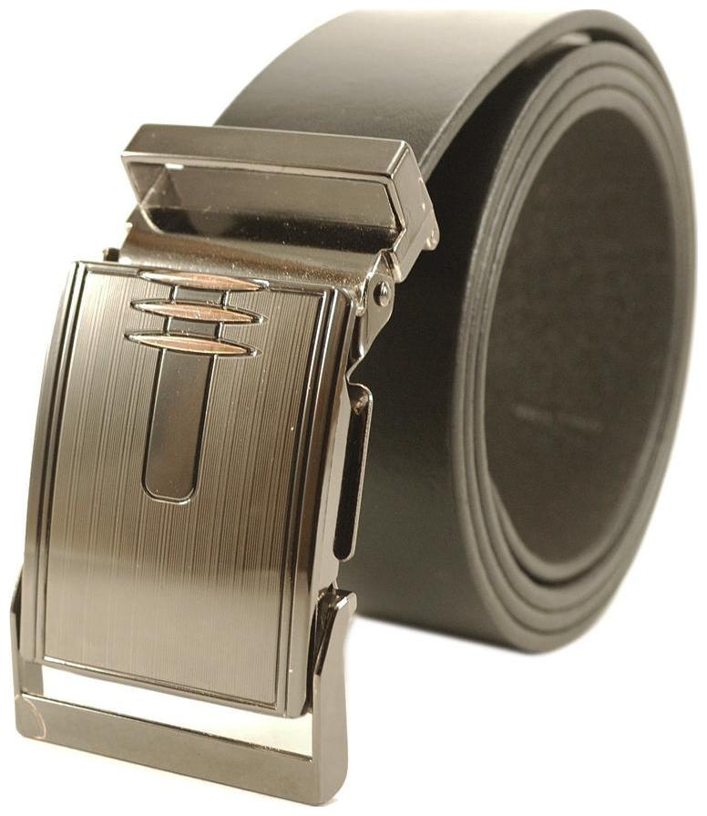 

DERRYDAX Brand Genuine Leather Autolock Black Belt - BEL032