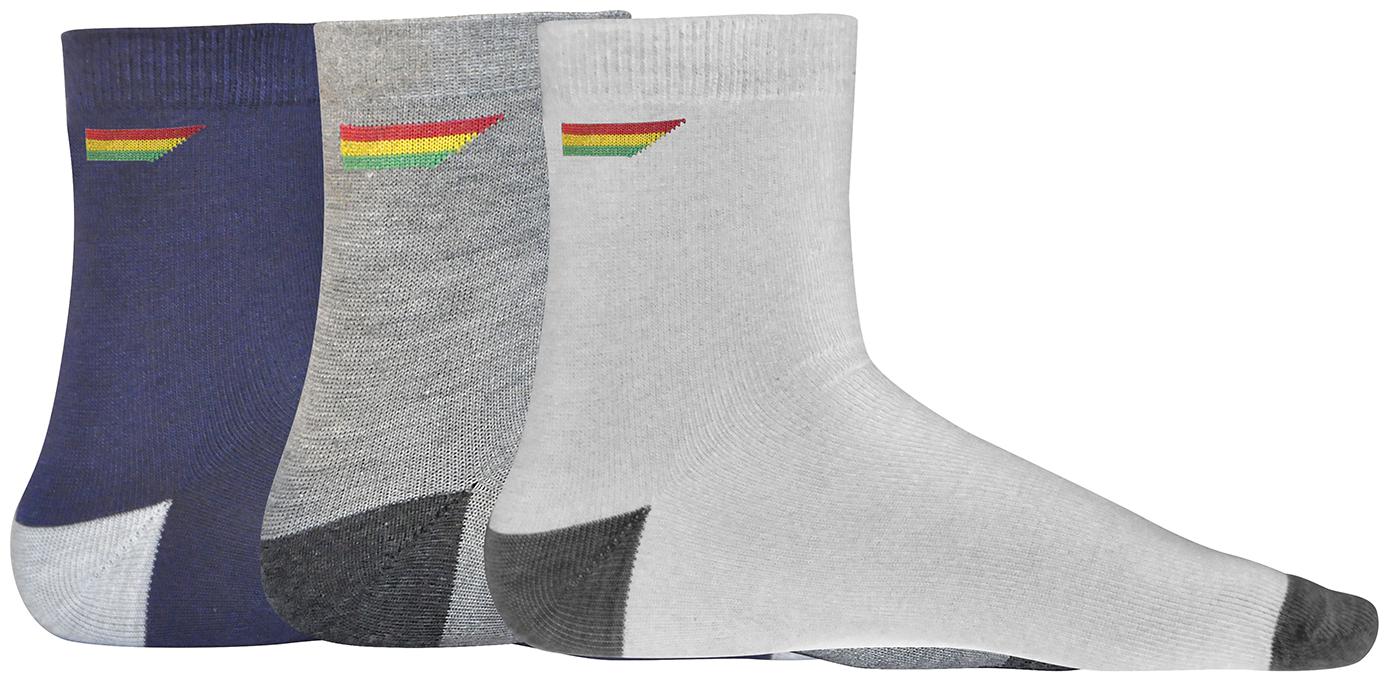 

Devagabond Multi Nylon Ankle length socks ( Pack of 3 )