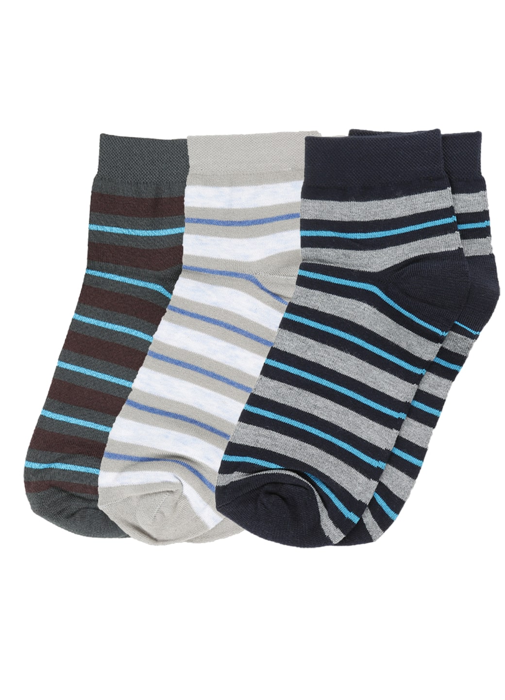 

Dollar Multi Cotton Ankle length socks ( Pack of 3 )