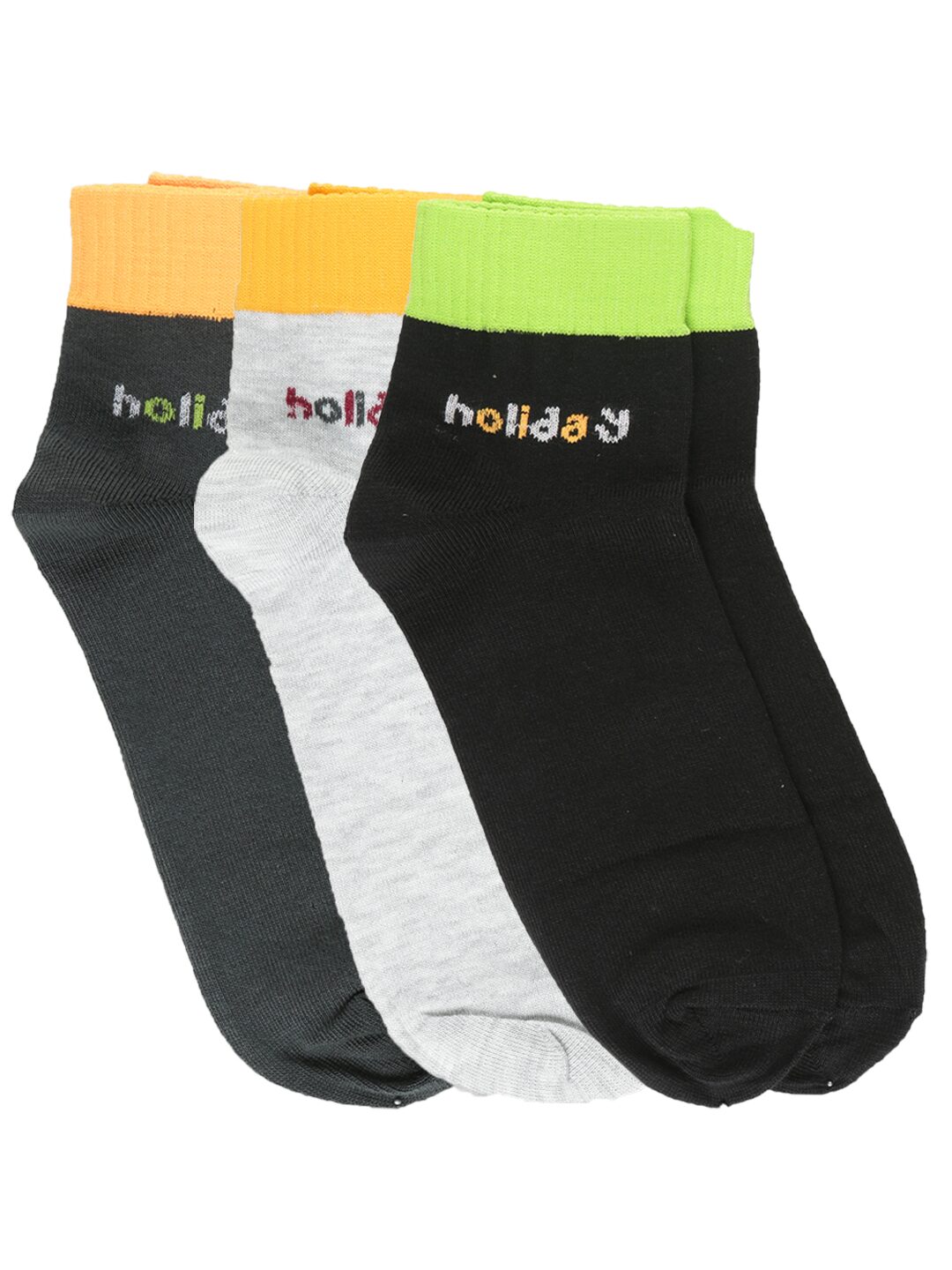 

Dollar Multi Cotton Ankle length socks ( Pack of 3 )