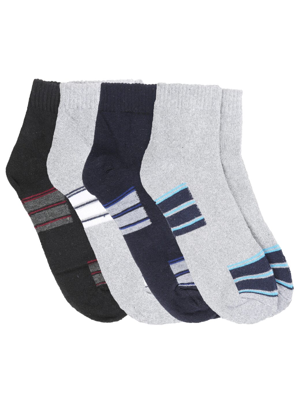 

Dollar Multi Cotton Ankle length socks ( Pack of 4 )
