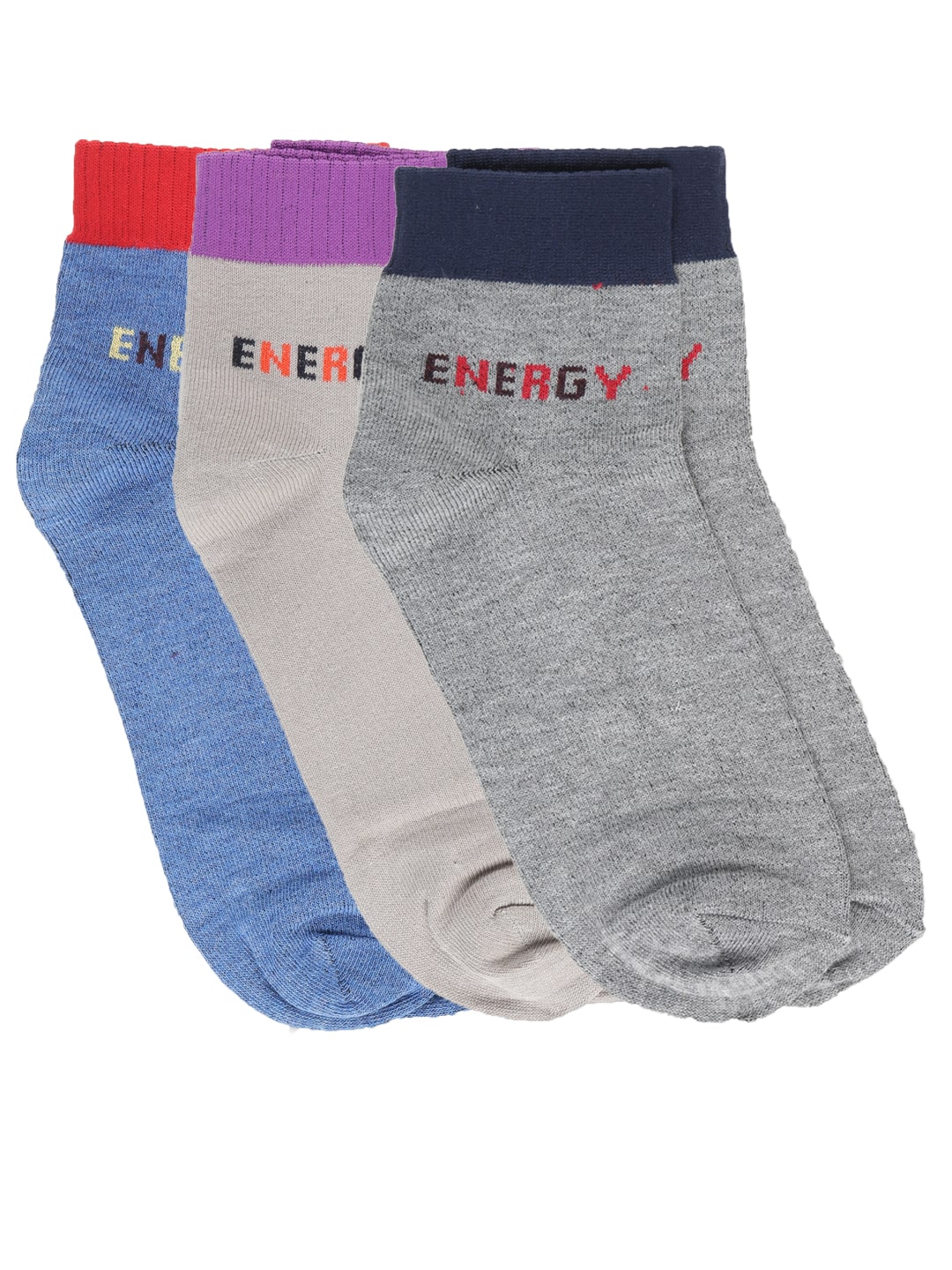 

Dollar Multi Cotton Ankle length socks ( Pack of 3 )