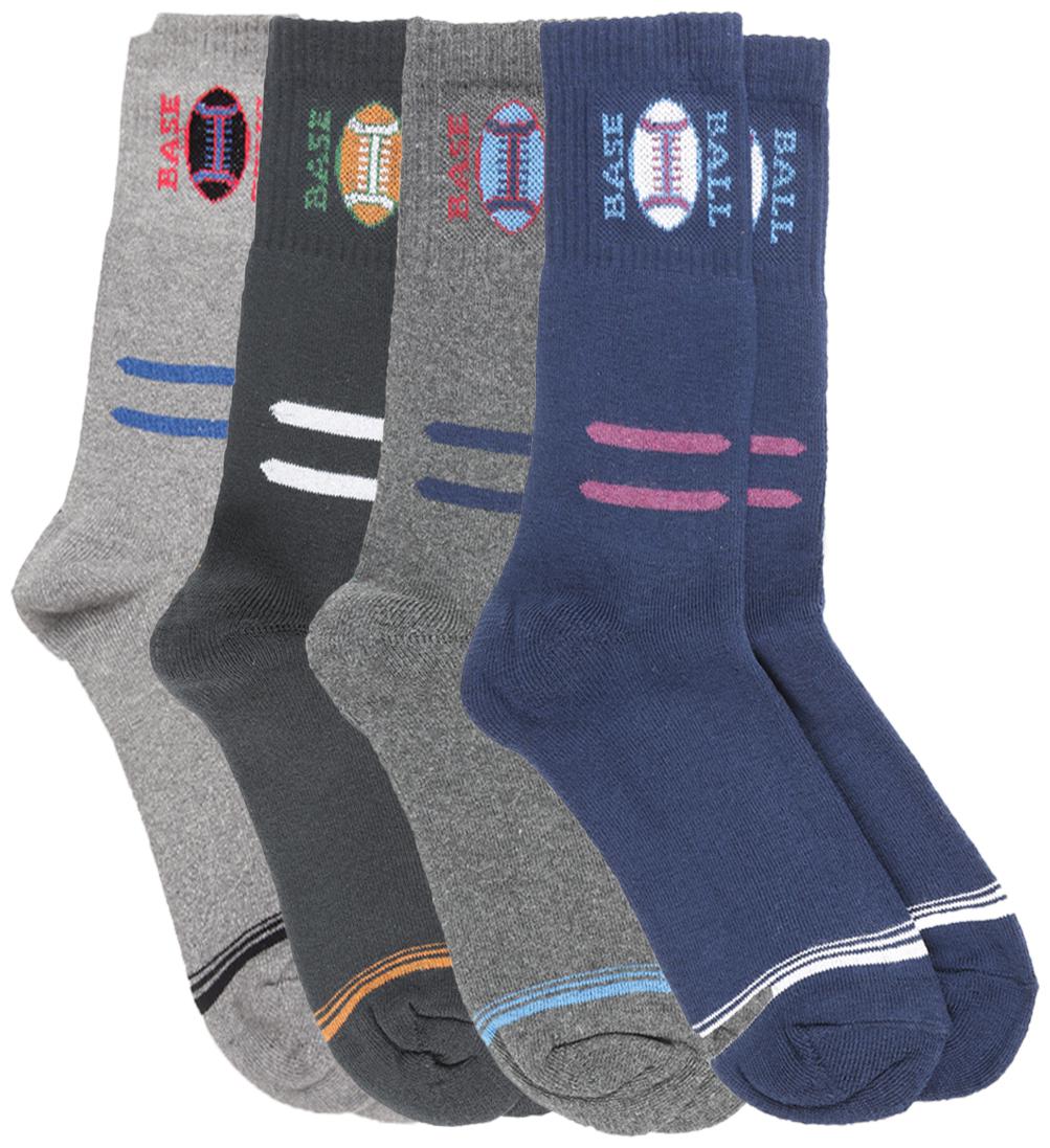 

Dollar Assorted Cotton No show socks ( Pack of 4 )