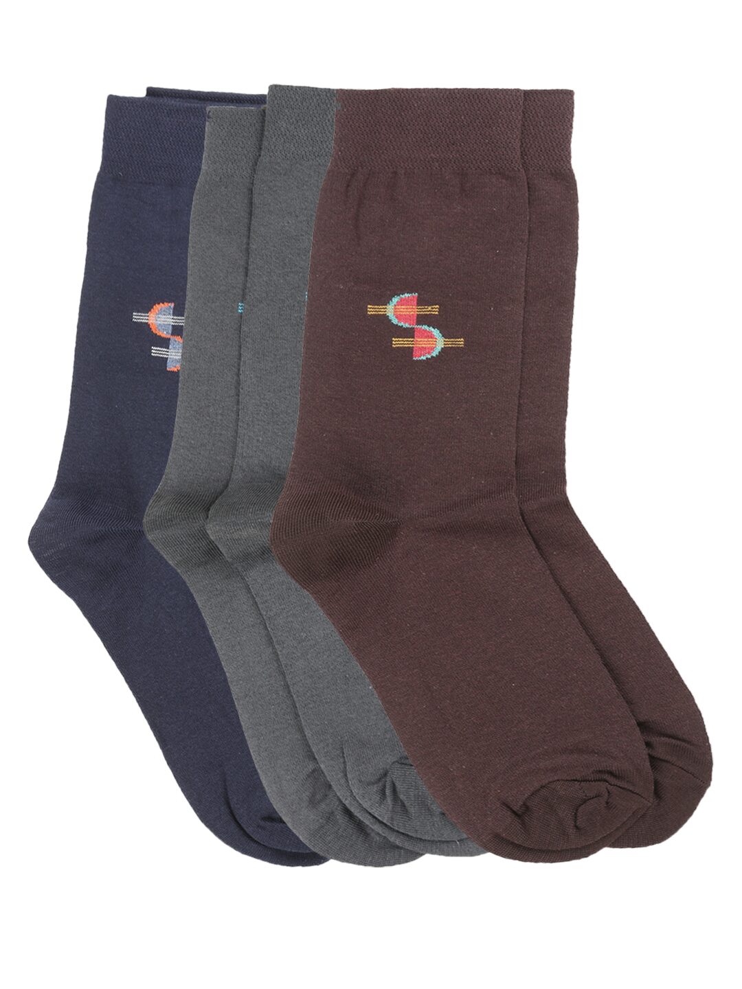 

Dollar Multi Cotton Ankle length socks ( Pack of 3 )