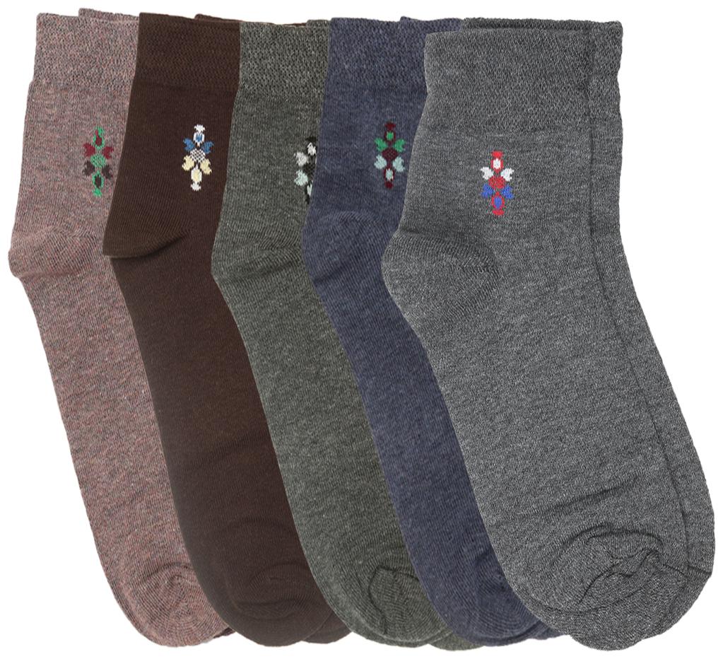 

Dollar Assorted Cotton Ankle length socks ( Pack of 5 )