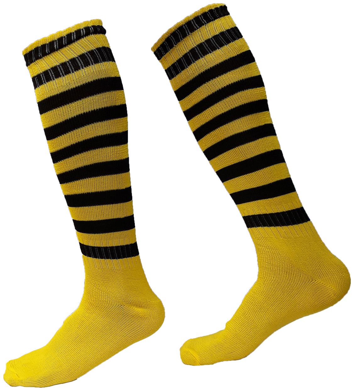 

Dream Makers Yellow Sports Football Socks