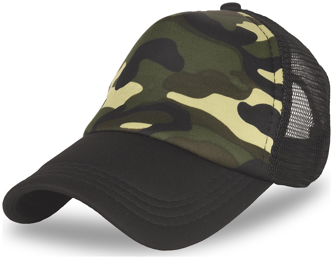 

DRUNKEN Men s Mesh Baseball Cap Camouflage Freesize