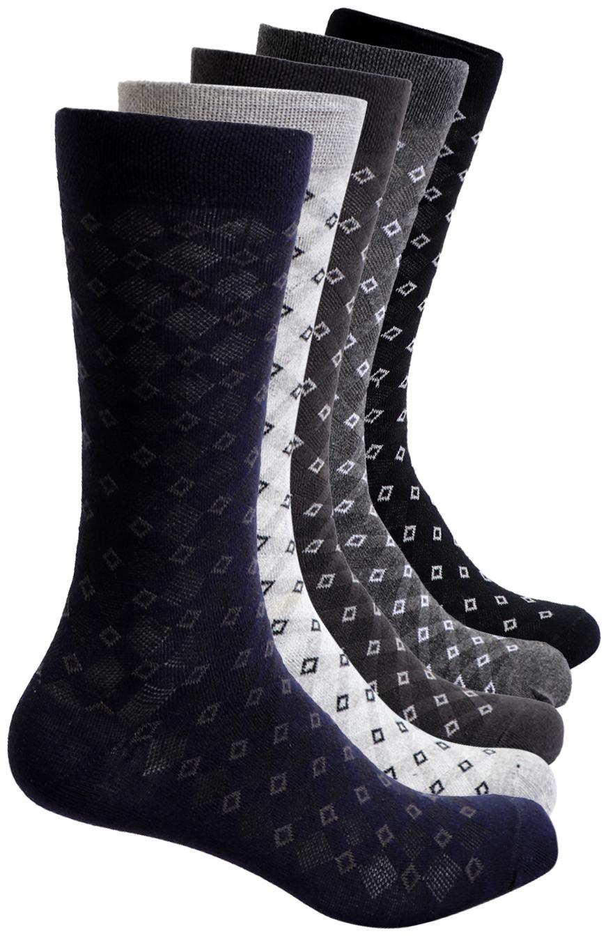 

Duke Assorted Cotton Calf length socks ( 5 pairs )