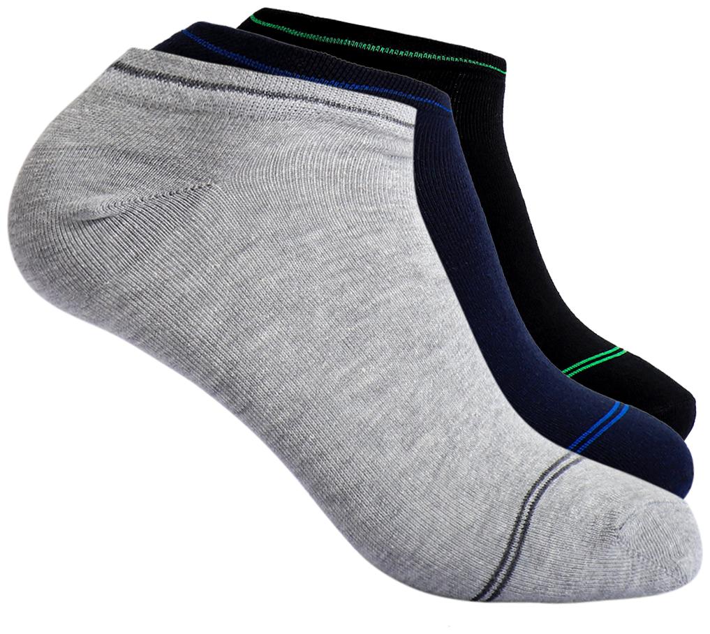 

Duke Assorted Cotton Ankle length socks ( 3 pairs )