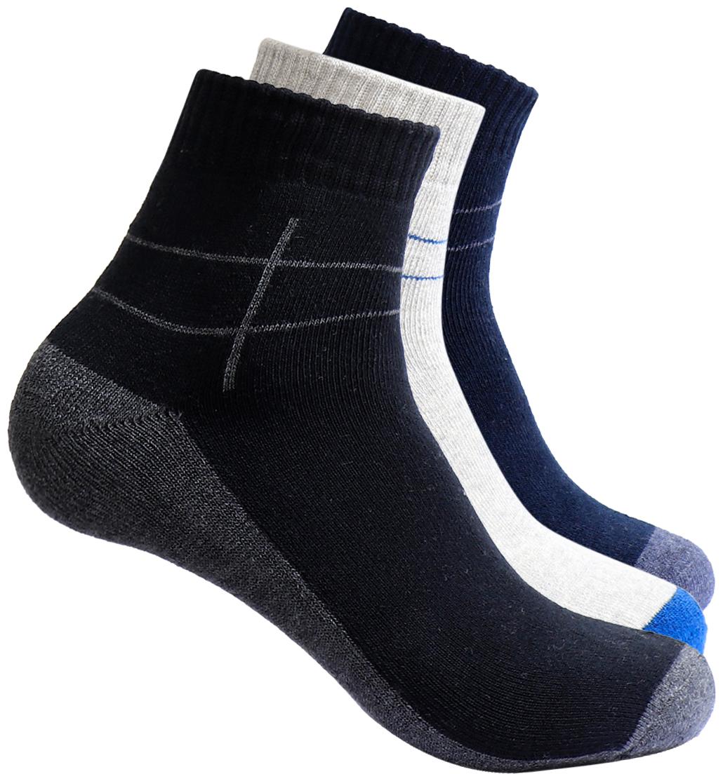 

Duke Assorted Cotton Ankle length socks ( 3 pairs )