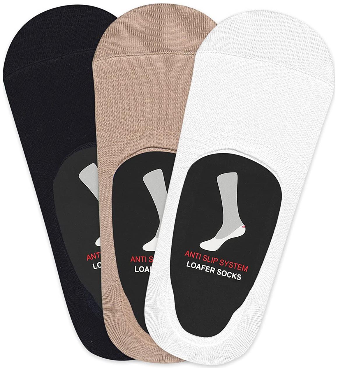 

EASTERN CLUB Multi Cotton No show socks ( Pack of 3 )