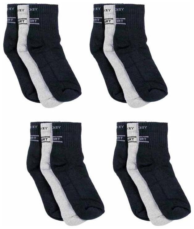 

Eastern Club Men Cotton Ankle Length Socks ( Pack of 12 )