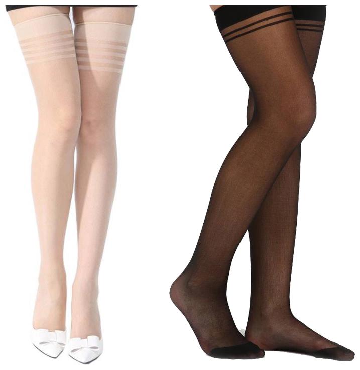 

Element Cart Women Nylon Stocking(Pair of socks-stocking-black-tan-pack2)
