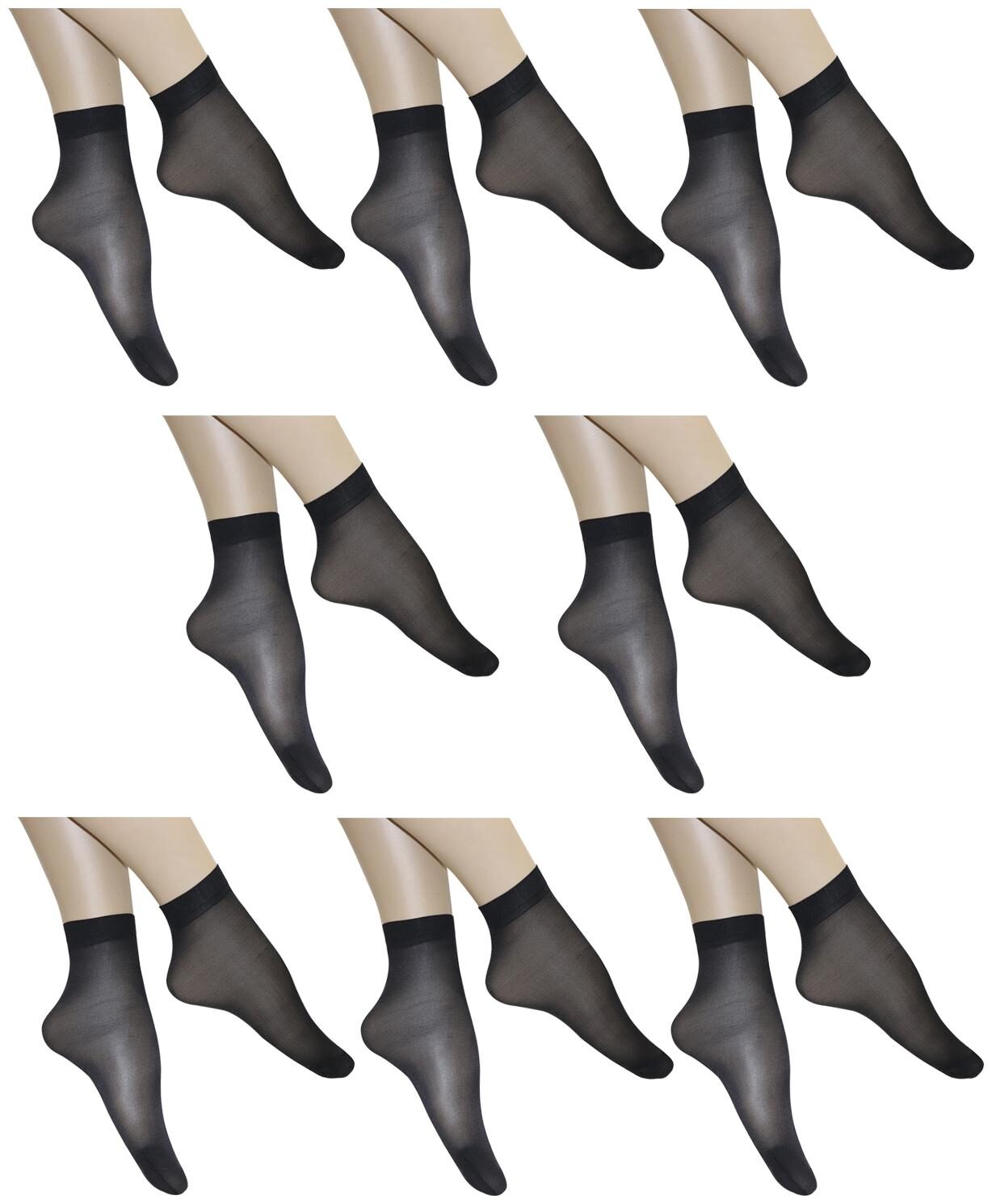 

Element Cart Women Nylon Ankle Length Sock(Pair of socks-close-black-pack8)
