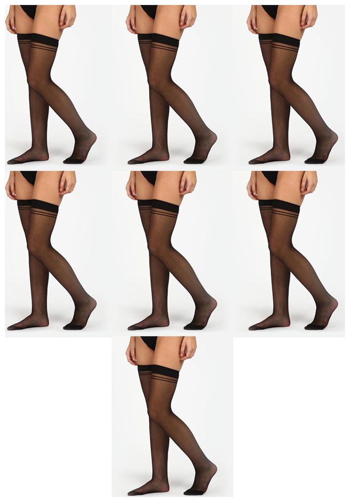 

Element Cart Women Nylon Stocking(Pair of socks-stocking-black-pack7)