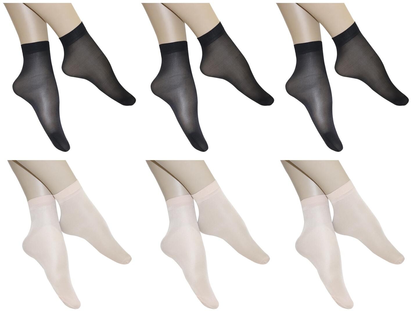 

Element Cart Women Nylon Ankle Length Sock(Pair of socks-close-multy-pack6)