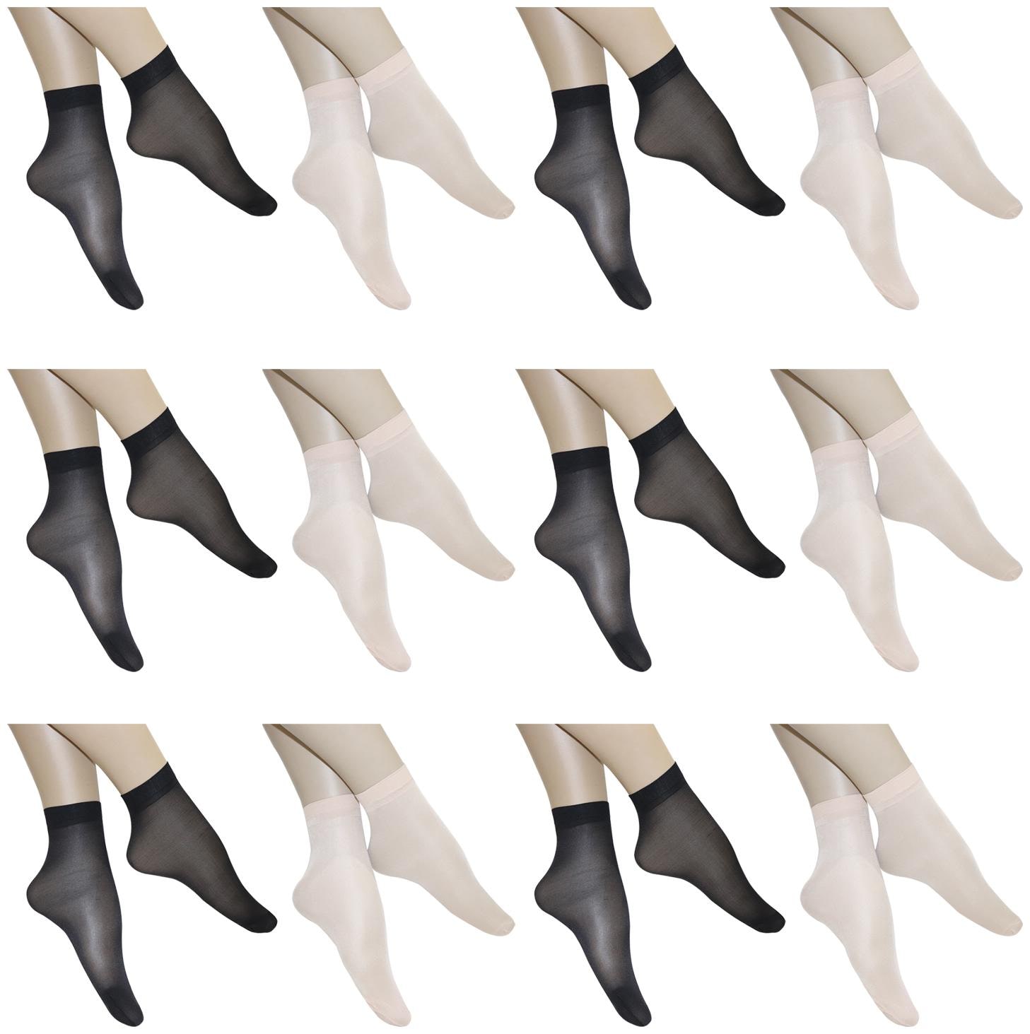 

Element Cart Women Nylon Ankle Length Sock(Pair of socks-close-multy-pack12)
