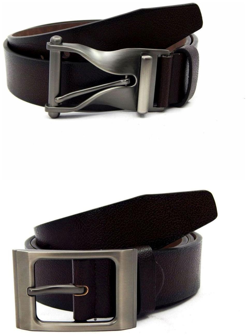 

Els Brown Synthetic Leather Belts For Men