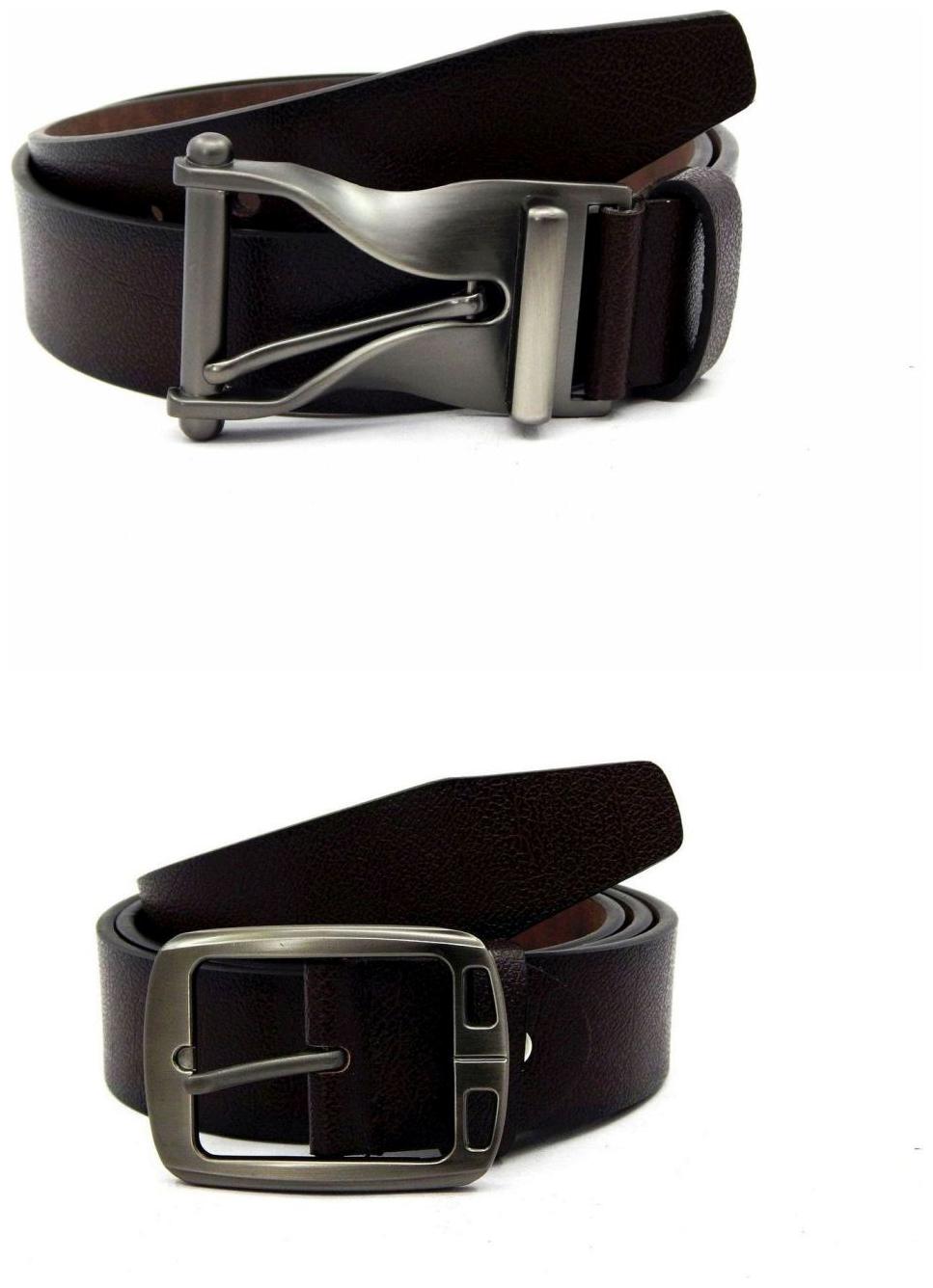 

Els Brown Synthetic Leather Belts For Men