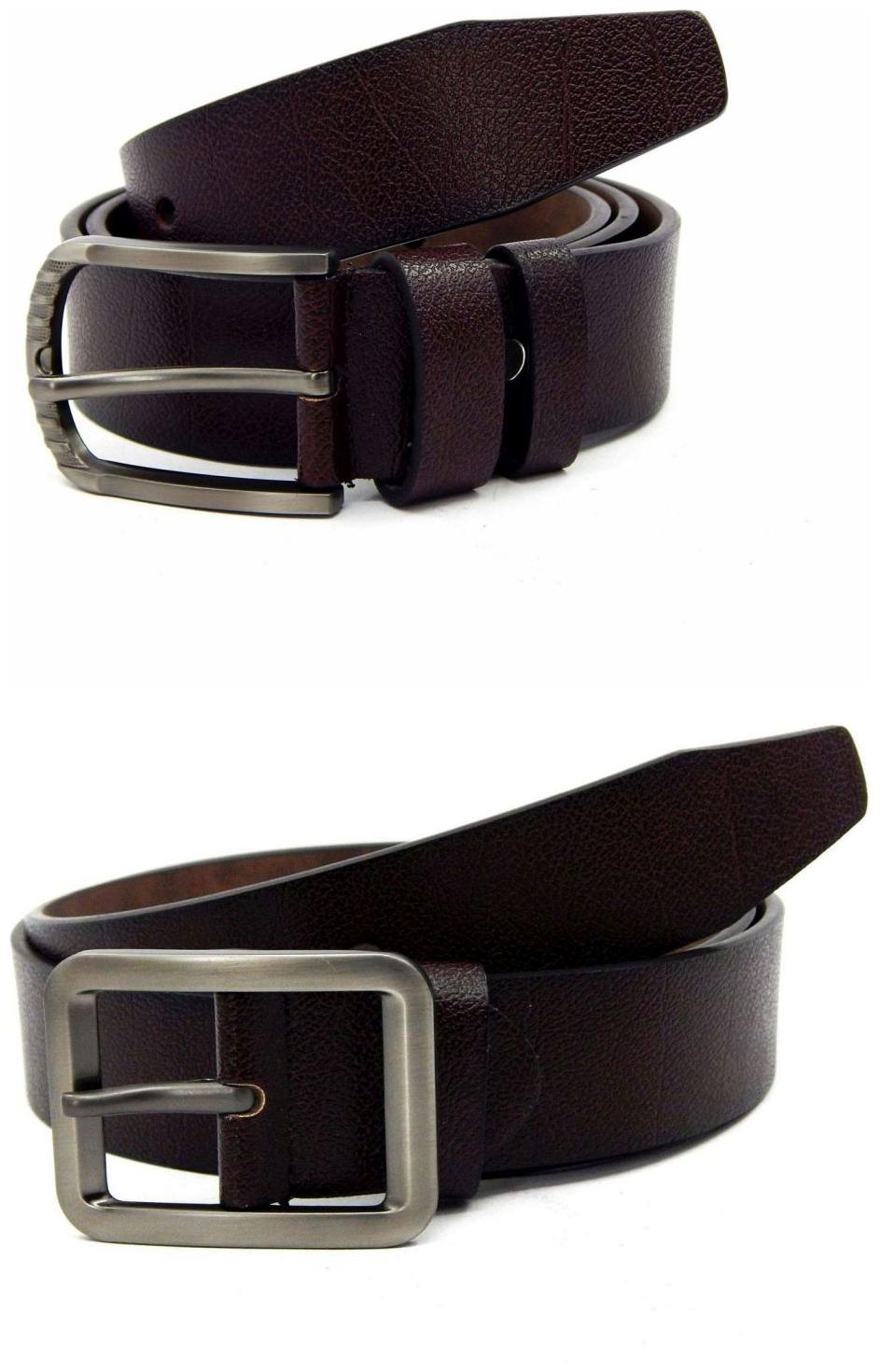 

Els Brown Synthetic Leather Belts For Men