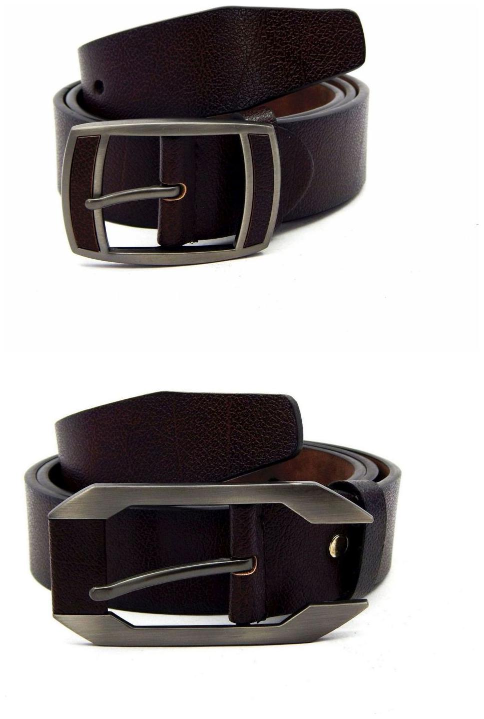 

Els Brown Synthetic Leather Belts For Men
