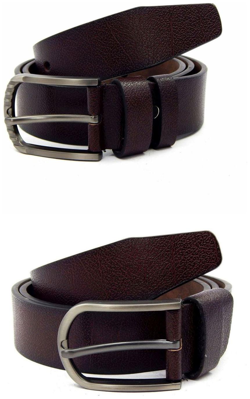 

Els Brown Synthetic Leather Belts For Men