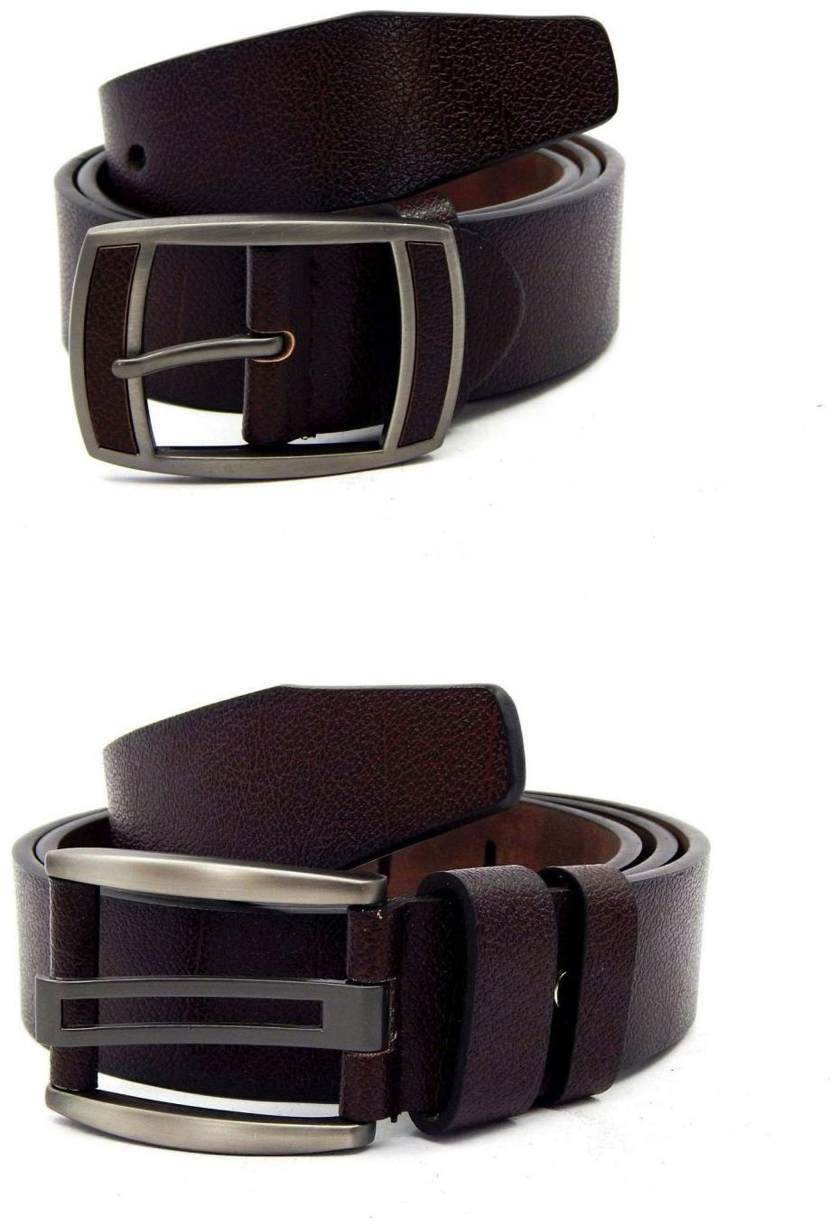 

Els Brown Synthetic Leather Belts For Men
