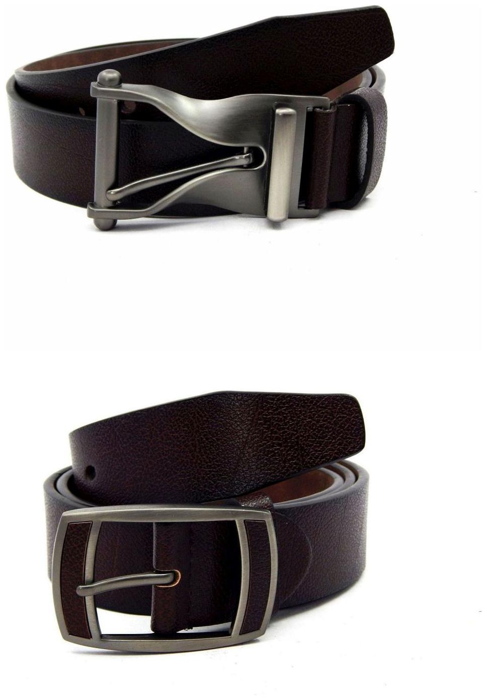 

Els Brown Synthetic Leather Belts For Men