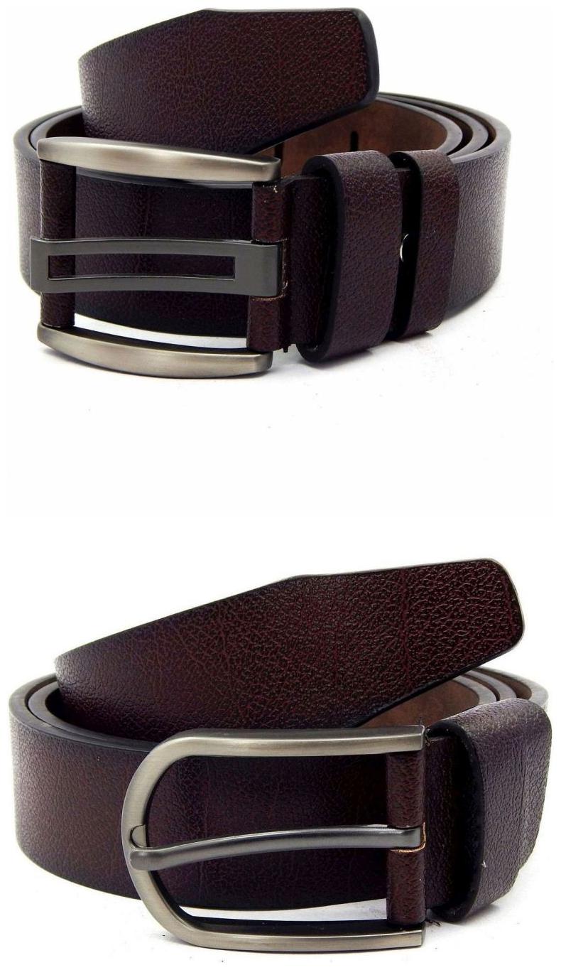 

Els Brown Synthetic Leather Belt For Men
